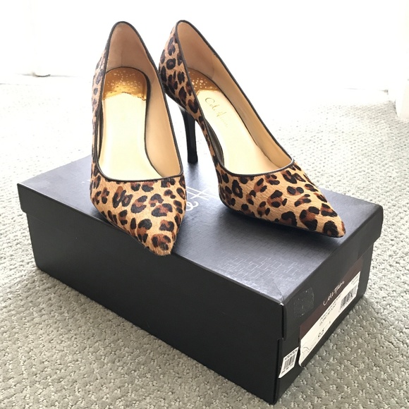 Cole Haan Shoes - Cole Haan Fiona High Air Pump Leopard Pony